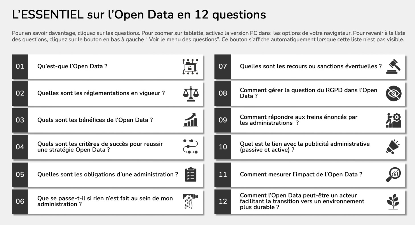 Essentie van Open Data in 12 Vragen